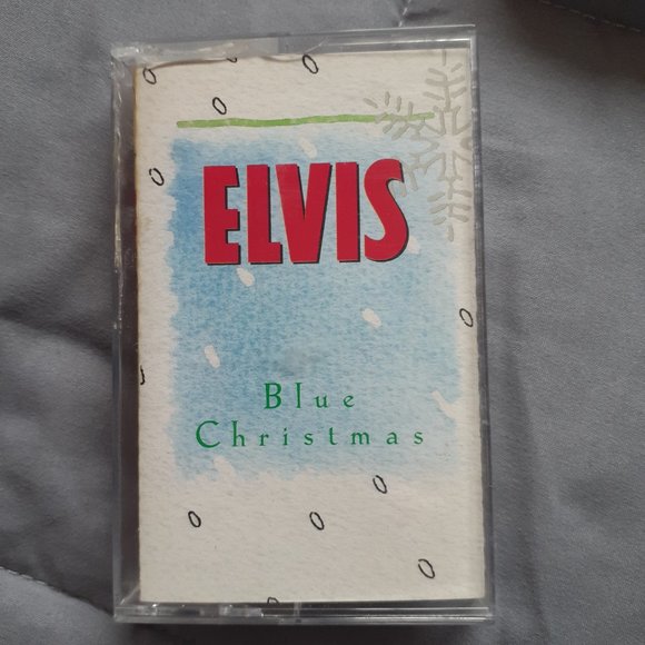 Elvis Blue Christmas Music Cassette Tape Holiday Music Retro Christmas - Picture 1 of 6